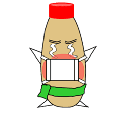 mayonnaise and ketchup sticker 2 sticker #4562031