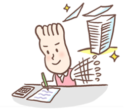 Ashiura_san is connected with a company. sticker #4562074