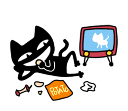 Bad Cat Man sticker #4562159