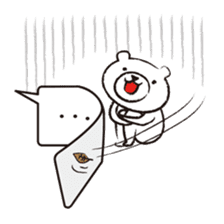 Daily conversation of cute polar bear sticker #4562281