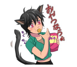 Along with the pretty kitten boys sticker #4562834