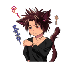 Along with the pretty kitten boys sticker #4562835