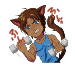 Along with the pretty kitten boys sticker #4562838