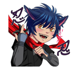 Along with the pretty kitten boys sticker #4562843