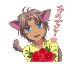 Along with the pretty kitten boys sticker #4562845