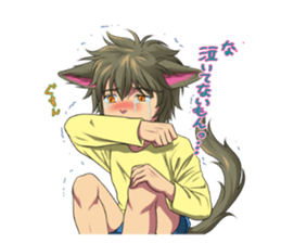 Along with the pretty kitten boys sticker #4562851