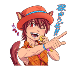 Along with the pretty kitten boys sticker #4562862