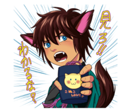 Along with the pretty kitten boys sticker #4562865