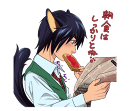 Along with the pretty kitten boys sticker #4562867