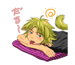 Along with the pretty kitten boys sticker #4562869