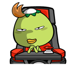 the wow kappa kapok. sticker #4562957