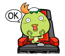 the wow kappa kapok. sticker #4562964