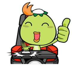 the wow kappa kapok. sticker #4562973