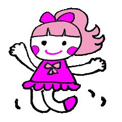 Pink favorite cute girl