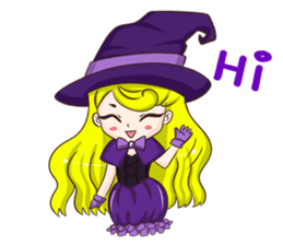 Mahou Shojo "Akiko" witch sticker #4563032