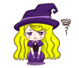 Mahou Shojo "Akiko" witch sticker #4563034
