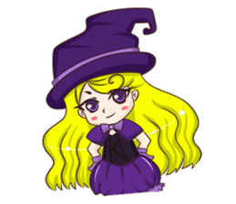 Mahou Shojo "Akiko" witch sticker #4563038