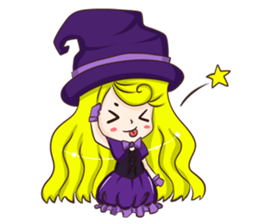 Mahou Shojo "Akiko" witch sticker #4563039