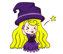 Mahou Shojo "Akiko" witch sticker #4563039