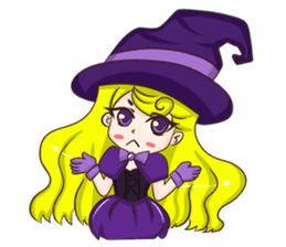 Mahou Shojo "Akiko" witch sticker #4563041