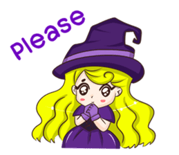 Mahou Shojo "Akiko" witch sticker #4563046