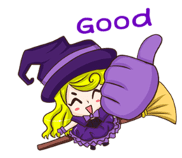 Mahou Shojo "Akiko" witch sticker #4563048