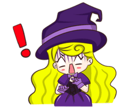 Mahou Shojo "Akiko" witch sticker #4563049