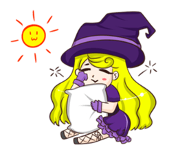 Mahou Shojo "Akiko" witch sticker #4563050