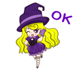 Mahou Shojo "Akiko" witch sticker #4563053