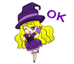 Mahou Shojo "Akiko" witch sticker #4563053