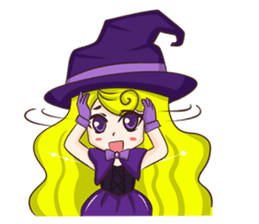 Mahou Shojo "Akiko" witch sticker #4563054