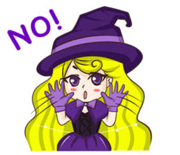 Mahou Shojo "Akiko" witch sticker #4563056