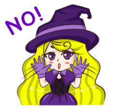Mahou Shojo "Akiko" witch sticker #4563056