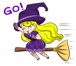 Mahou Shojo "Akiko" witch sticker #4563058