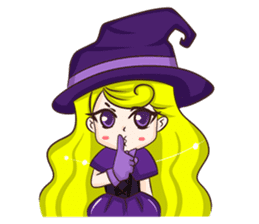 Mahou Shojo "Akiko" witch sticker #4563061