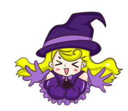 Mahou Shojo "Akiko" witch sticker #4563062