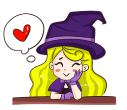 Mahou Shojo "Akiko" witch sticker #4563063