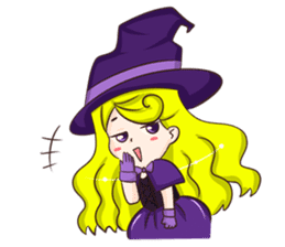 Mahou Shojo "Akiko" witch sticker #4563066