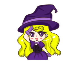 Mahou Shojo "Akiko" witch sticker #4563068