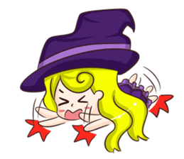 Mahou Shojo "Akiko" witch sticker #4563070