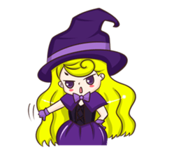 Mahou Shojo "Akiko" witch sticker #4563071