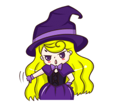 Mahou Shojo "Akiko" witch sticker #4563071