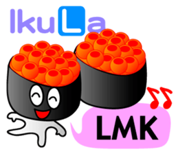 I love sushi(english) sticker #4563320