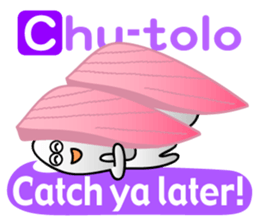 I love sushi(english) sticker #4563321