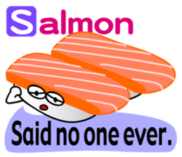 I love sushi(english) sticker #4563329