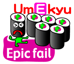 I love sushi(english) sticker #4563336