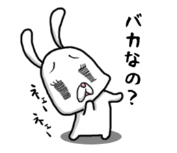 Cheeky rabbit sticker #4563518