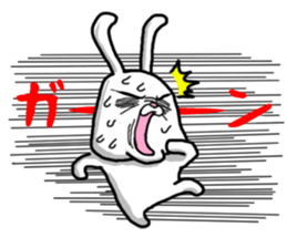 Cheeky rabbit sticker #4563541