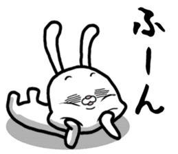 Cheeky rabbit sticker #4563551