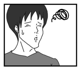 One-panel comic  <Emotions> sticker #4563565